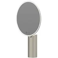Ink Make-up Spiegel 3-standen LED - 3x Vergrotend - Geborsteld RVS - Rond - Spiegels, Scheer/make-up Spiegels - 8718835405182