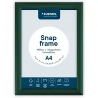 Europel Kliklijst – Posterlijst – A4 – 21 x 29,7 cm – 25mm – Aluminium – Groen