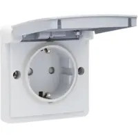 Niko wandcontactdoos RA KV opbouw Grijs IP55