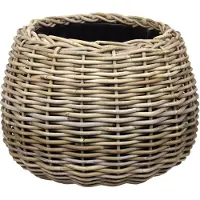 Van der leeden Drypot tina rotan d55h44cm grijs