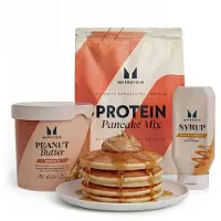 Myprotein Pancake Bundel - Chocolate - Peanut Butter, Smooth - Naturel