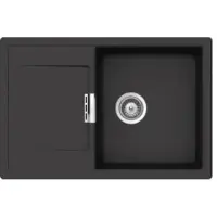 Schock Spoelbak Mono D-100, afmetingen 765 x 510 mm, kleur: antraciet (dusk), model: MOND100ADSK