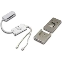 Hera 24V dimcontroller, draadloos, 80 W, afstandsbediening, 12-voudig Dimm-Controller, wit / opaal, Kunststof