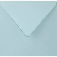Netuno Gladde blauwe enveloppen vierkant K4-153 - 153 x 153 mm - 25 stuks - NK natgelijmde - 115 gram - Sirio Color -