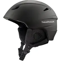 Travelhawk Skihelm - Snowboard Helm - Ski Helm - Unisex - Zwart - L