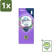 Glade 1 x – Touch & Fresh Navulling – Tranquil Lavender & Aloe – 10 ml - Lavendel En Aloë Luchtverfrisser - Compacte Geurboost - Touch & Fresh Navulling - Lavendel Geur