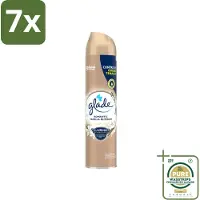 Glade 7 x – Luchtverfrisser Spray – Romantic Vanilla Blossom – 300 ml - Grootverpakking - Luchtverfrisser Spray - Geur Tegen Geurtjes - Vanille Geur - Orchidee En Sandelhout - Romantische Geur