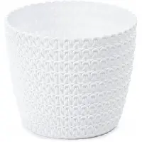 Lamela Magnolia Jersey Pot Wit 30cm x 26cm - Stijlvol en Duurzaam