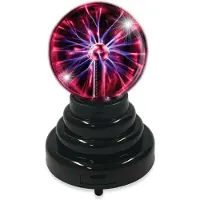 LONGZIMING -Plasmakogel Lamp 3,5 Inch – Touch & Muziekgevoelige Plasma Lamp – Interactieve Sfeerverlichting voor Thuis en Feestjes