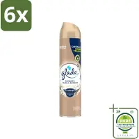 Glade – Luchtverfrisser Spray – Romantic Vanilla Blossom – 300 ml - Voordeelverpakking - 6 stuks - Luchtverfrisser - Geur spray