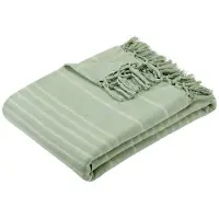 Atmosphera - Plaid Anjali Terracotta - 160 x 220 cm Met Franjes - Rayon