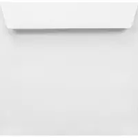 Netuno Gladde witte enveloppen vierkant K4-155 - 155 x 155 mm - 100 stuks - HK zelfklevend met plakstrip - 100 gram - Amber -