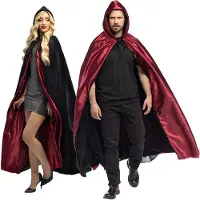 Boland - Cape Creature of the night - Volwassenen - Vampier - Halloween - Horror - Cosplay - Carnaval - Themafeest