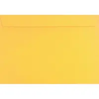 Netuno Gladde gele enveloppen A4 - 229 x 324 mm - C4 - 10 stuks - HK zelfklevend met plakstrip - 120 gram - Design -
