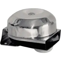 PLASTIMO Electric Horn 12v 370hz Zilver 100 x 110 x 70 mm