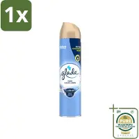 Glade 1 x – Luchtverfrisser Spray – Pure Clean Linen – 300 ml- Luchtverfrisser - Frisse Geur - Linnen Geur - Spray Tegen Geurtjes - Essentiële Oliën
