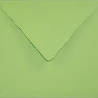 Netuno Gladde groene enveloppen vierkant K4-153 - 153 x 153 mm - 25 stuks - NK natgelijmde - 115 gram - Sirio Color -