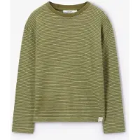 Sissy-Boy Donkergroene gestreepte longsleeve | Maat: 122-128