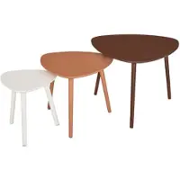 Atmosphera Créateur d'intérieur® – Salontafels en bijzettafels set multicolor – 60 x 45 x 60 cm