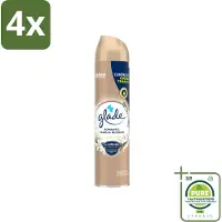 Glade – Luchtverfrisser Spray – Romantic Vanilla Blossom – 300 ml - Voordeelverpakking - 4 stuks - Luchtverfrisser - Geur spray