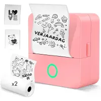 Core Labelmaker - Laberprinter - Draagbare Laberprinter - Roze- 10cm x 5cm x 3cm