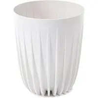Lamela MIRA Ronde Pot Wit 25cm x 29,7cm - Stijlvol & Weerbestendig
