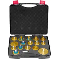 Vevor Brake Master Bleeder Set 17-delige professionele remontluchtingsadapterset met complete set en handvat