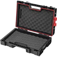 Qbrick System PRO Set 7 2.0 Plus: Set bestaande uit een gereedschapswagen + een PRO gereedschapskoffer + een PRO Box 130 2.0 + een PRO Cart 2.0 Plus (410 x 400 x 610 mm)