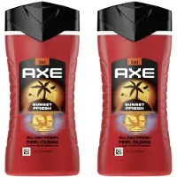 Axe 3-in-1 Douchegel Sunset Fresh - 2 x 250 ml - Voordeelverpakking