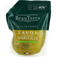 Beauterra Vloeibare Marseille Zeep Mint Citroen Navulling 900 ml Gel