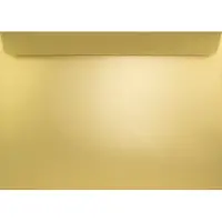 Netuno Metallic (parelmoer) gouden enveloppen A4 - 229 x 324 mm - C4 - 10 stuks - HK zelfklevend met plakstrip - 125 gram - Sirio Pearl -