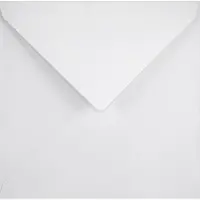 Netuno Gladde witte enveloppen 14x14 cm - vierkant - K4-140 - 140 x 140 mm - 25 stuks - NK natgelijmde - 120 gram - Olin -