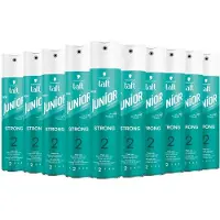 Taft Junior Haarlak - Strong - 10 x 250 ml - Voordeelverpakking