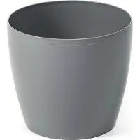 Lamela Pot Magnolia Ø 25 cm H 22 cm Grijs Hoogglans