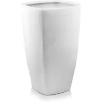 Polnix Hoge Keramische Pot - Wit - 29x57 cm