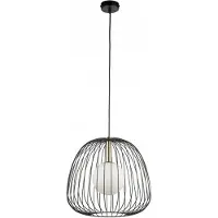 Sigma Hanglamp Bell M, dimbaar, zwart, Woon-/ Eetkamer, metaal, Modern, hanglamp