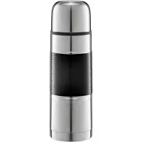 Ambition Gummy Thermos 750ml Zwart - Houdt Drankjes Warm & Koud