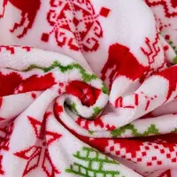 Cotton World Kerstplaid 200x220cm - Zachte Microvezel met Rendieren
