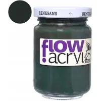 Renesans Flow Acryl Verf 110ml - Levendig Groen