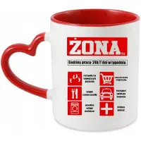 Alfa Kop en mok met hartvormig oor, cadeau voor haar