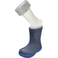 Playshoes Kinder Fleece-Stiefel-Socken 189970 Weiß-28
