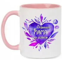 Alfa Mok voor Moederdag - Wit/Roze - Perfect cadeau voor mama
