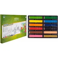 Cricco Driehoekige Kleurpotloden 144 stuks - 12 Kleuren - Schoolset