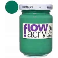 Renesans Flow Acryl Verf 110ml - Glanzend Groen