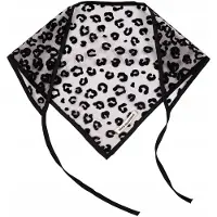 Szaleo Portia Hoofddoek - Elegante Geborduurde Dames Sjaal, Zwart