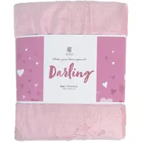 BBK Zachte Roze Microvezel Deken Darling 150x200 cm