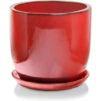 Polnix Klassieke Rode Keramieken Terraspot 32x27 cm - Vorstbestendig