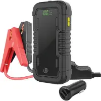 Equivera Jumpstarter voor Auto - Accu Booster - Acculader voor Auto - Starthulp voor Auto - Acculader - Auto Acculader - Accu Booster voor Auto - Nooit meer zonder lege accu!