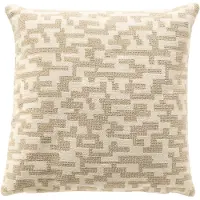 Hoii MALENE | sierkussen 60x60 cm | Brown Rice | beige |