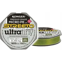 Konger Streeto Ultra Tiny Groen 0,06mm Vislijn - 150m